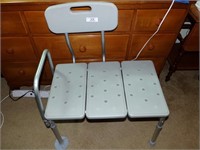 Extra Wide Shower Chair with Back and Arms