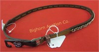 (E) New Hatband Brown Leather w/ Chain