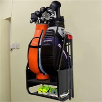 WALMANN Wall Mount Golf Bag Organizer