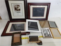 12 ASSORTED PICTURE FRAMES