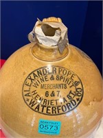 Alexander Pope & Co Waterford Earthenware Jar and