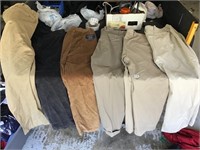 6 pair Pants and slacks. Size 44