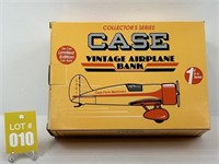 CASE Vintage Airplane Bank