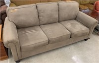 Modern Gray Upholstered Sofa