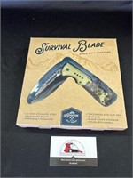 Survival blade knife