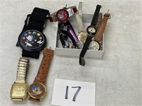 10 OLD WRISTWATCHES