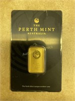 Gold, 10 gram ingot, Australia