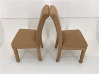 PAIR OF UPHOLSTERED CHAIRS