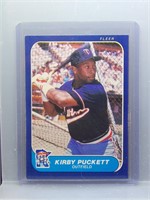 Kirby Puckett 1986 Fleer