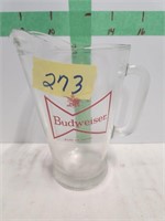 Budweiser Glass Pitcher