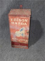Edison Mazda Auto Lamps Cabinet