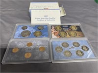 2009 US Mint proof sets - 18 total coins,