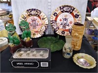 Pr.Vtg Chineese glazed porcelain Foo Dogs