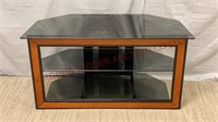Pamari Collection Smoke Glass Media Shelf / Stand