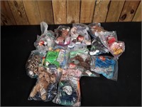 Bag of 1999 McDonald's TY Beanie Babies