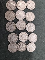 15 Mercury dimes 15 times your bid