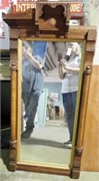 CARVED FRAME MIRROR - AS FOUND/LOOSE PCS 28x53