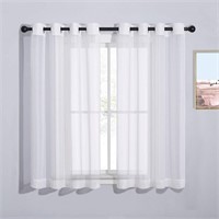 NICETOWN 45-inch Sheer Voile Curtains 54x45