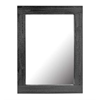 Stonebriar 24" x 18" Rectangle Black Wood Frame
