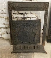 29x24  Antique Cast Iron Fireplace surround