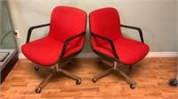 Pair of Vintage Steelcase #454 Office Chairs