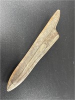 Anceint ivory toggle style harpoon tip unfinished.
