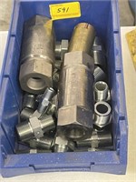 TOTE WITH PRESSURE FITTINGS