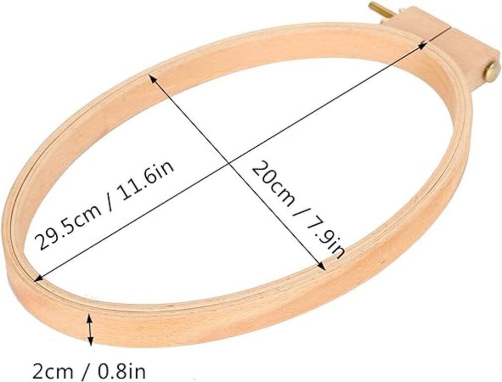 Universal Wooden Embroidery Hoop Frame for Stitch