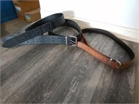 Box Of Leather Belts