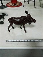 Cast moose figure