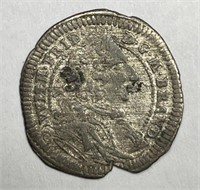 GERMANY BRANDENBURG: 1715 1 Kreuzer Ansbach