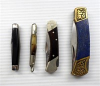 (4) POCKET KNIVES - NICE CONDITION