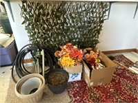 Flowering and floral decor assortment