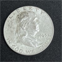 1963 Franklin Silver Half Dollar