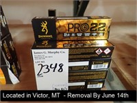 LOT, (1,000 +/-) ROUNDS OF BROWNING PRO 22 .22 LR