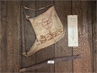 SEYMOURE FLOWERMILL THERMOMETER + SEED BAG