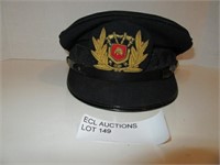 vintage police style cap