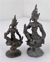 Thailand Bronze Lokanat Guardian Spirit Figures