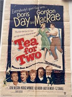 Tea for Two 1950 vintage movie poster