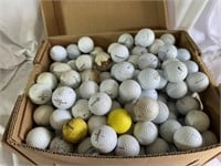 Box of golf balls titleist, Buick, pinnacle,