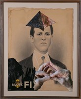 "Grad Of The Tetrahedron" 23.5x19.5 Antique photo/