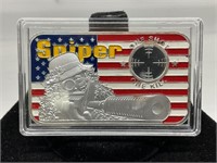 “Sniper” Silver Bullion Bar