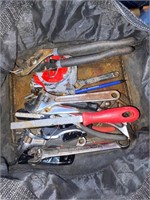 Tool bag with miscellaneous tools