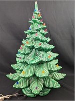 Large 3 Piece Vintage Ceramic Christmas Tree