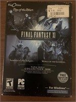 Vintage Final Fantasy XI PC Game