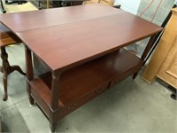Wood Fold Down Table