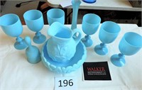 Blue Ceramic Serving Set