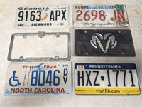 TRYA OF LICENSE PLATES