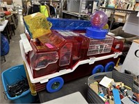 FIRE TRUCK HAMSTER CAGE