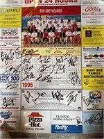 1995-96 SOO GREYHOUND CALENDARS- SIGNED